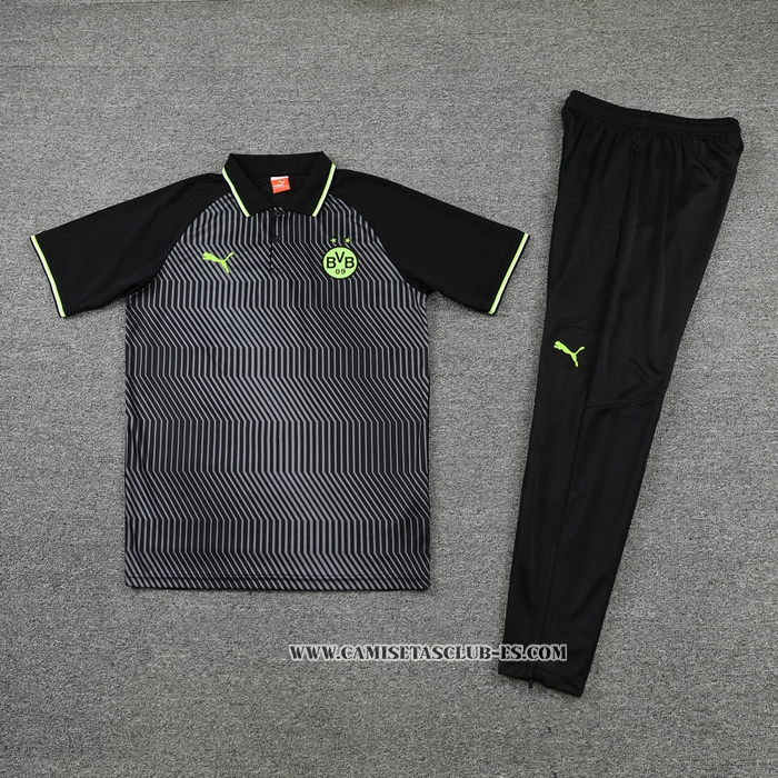 Conjunto Polo del Borussia Dortmund 22-23 Gris